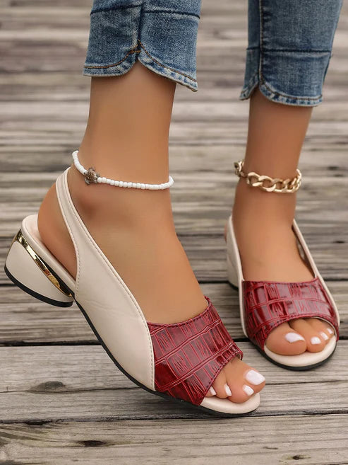 SERENA™ SANDALE CUIR CONFORT LUXE