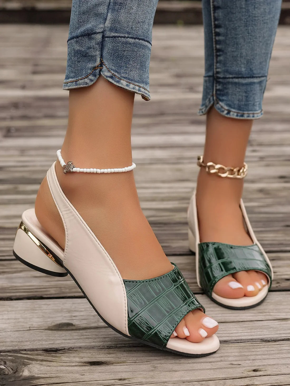 SERENA™ SANDALE CUIR CONFORT LUXE