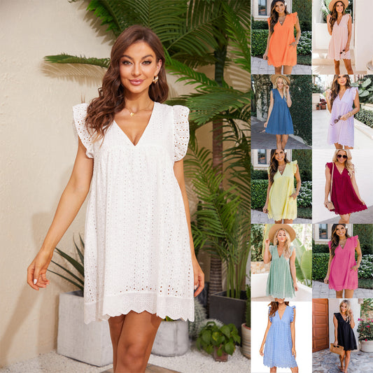 Rosa robe dete 2 en 1 avec short integre