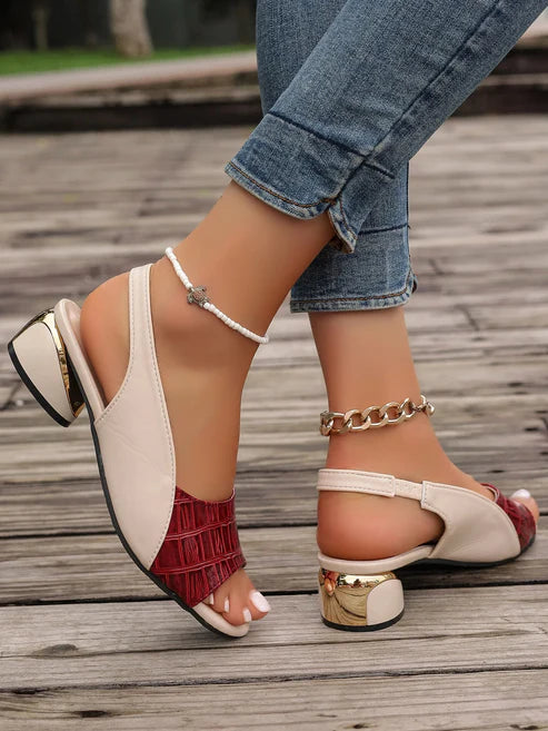 SERENA™ SANDALE CUIR CONFORT LUXE