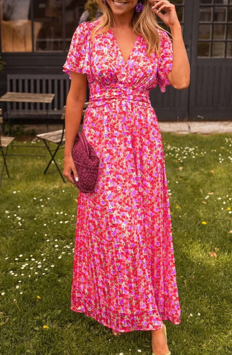 ÉLIANE™ | LA ROBE À FLEURS – ÉCLAT ESTIVAL AU CHARME FÉMININ