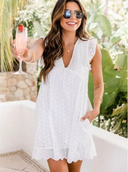 Rosa robe dete 2 en 1 avec short integre