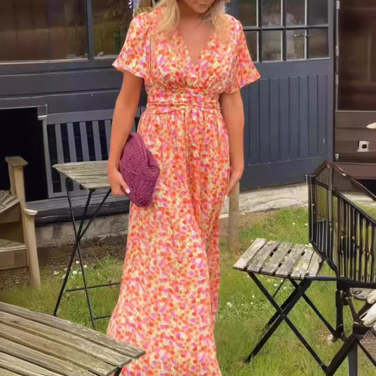 ÉLIANE™ | LA ROBE À FLEURS – ÉCLAT ESTIVAL AU CHARME FÉMININ