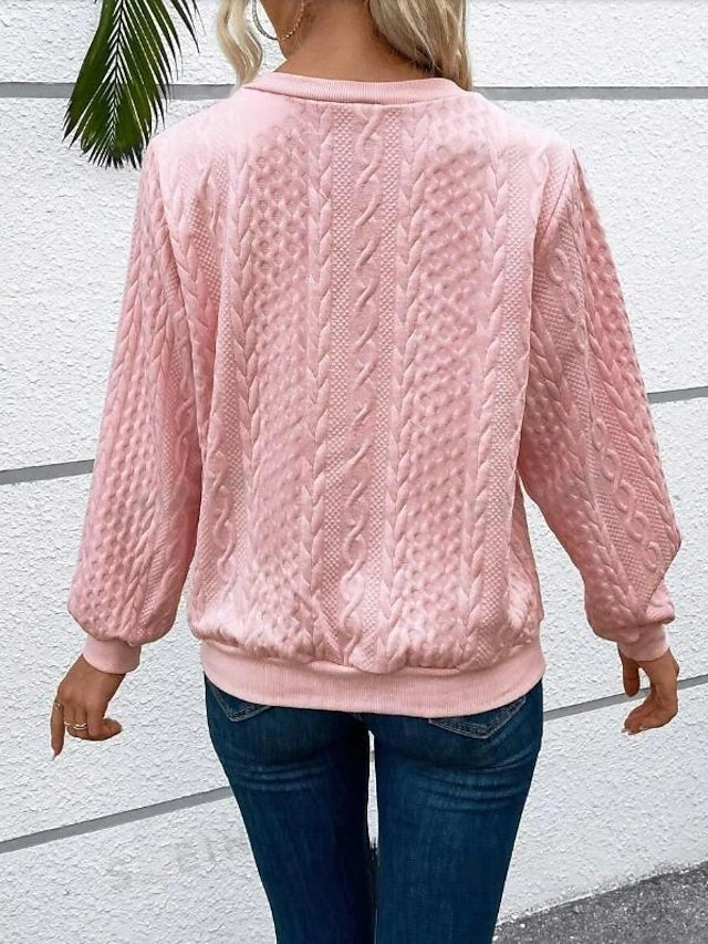 Elyna | Sweat-shirt Femme Élégant à Fermeture Éclair