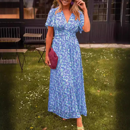 ÉLIANE™ | LA ROBE À FLEURS – ÉCLAT ESTIVAL AU CHARME FÉMININ