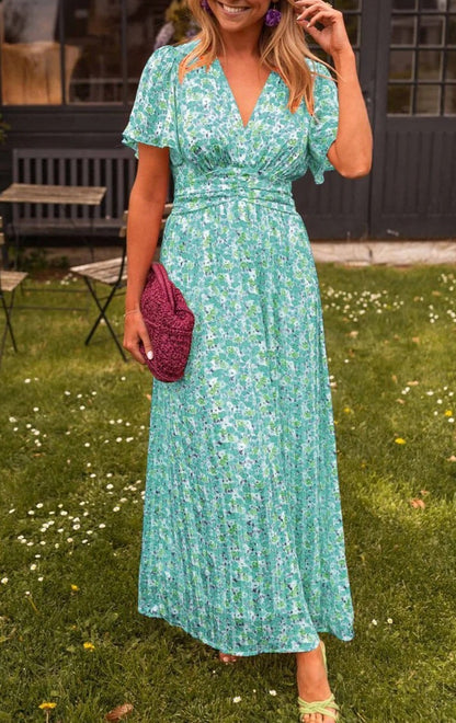 ÉLIANE™ | LA ROBE À FLEURS – ÉCLAT ESTIVAL AU CHARME FÉMININ