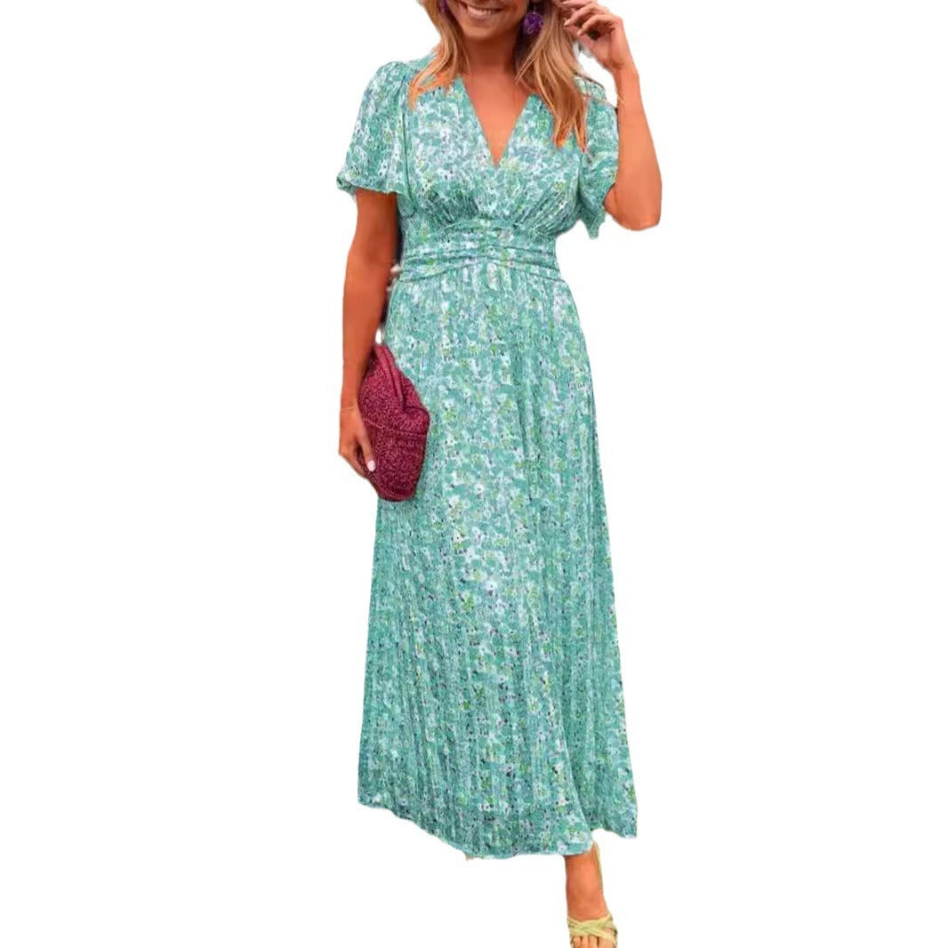 ÉLIANE™ | LA ROBE À FLEURS – ÉCLAT ESTIVAL AU CHARME FÉMININ